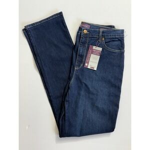 10 Long Gloria Vanderbilt Amanda Blue Jean Pant Tapered Leg Classic Rise